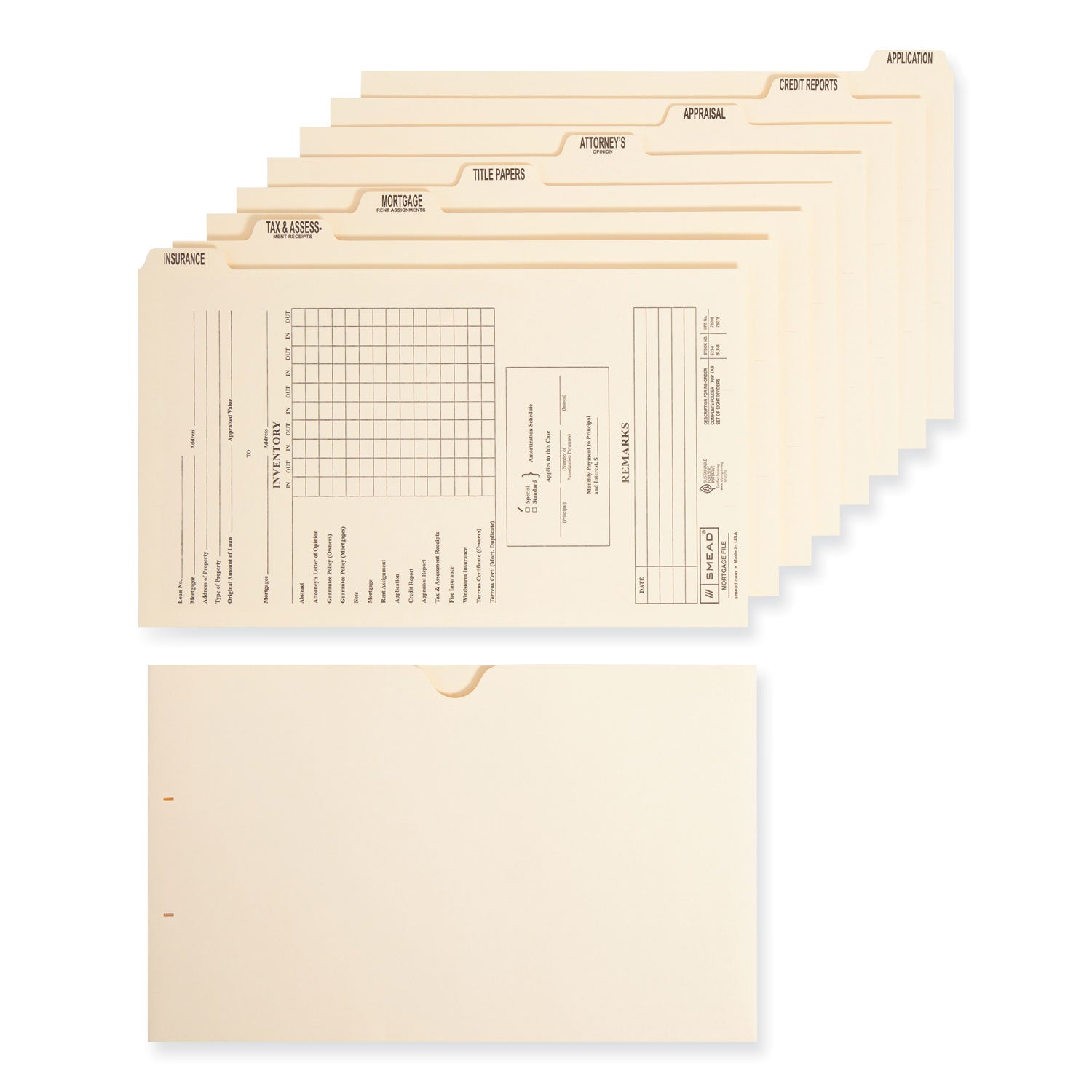 14 3/8" x 9" - 11 pt. - Manila - Tab Divider, Divider, Punched, Preprinted - 10% Recycled - 8/Set - 12 / Box