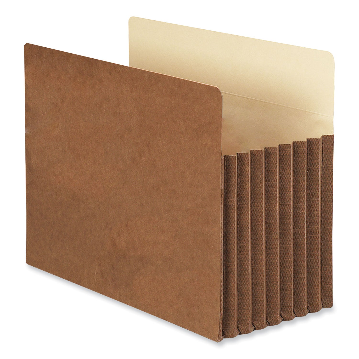 Smead TUFF Straight Tab Cut Letter Recycled File Pocket - 8 1/2" x 11" - 7" Expansion - 12.5 pt. - Redrope - Reinforced Gusset, Heavyweight Cover, Tear Resistant - 30% Recycled - 5 / Box