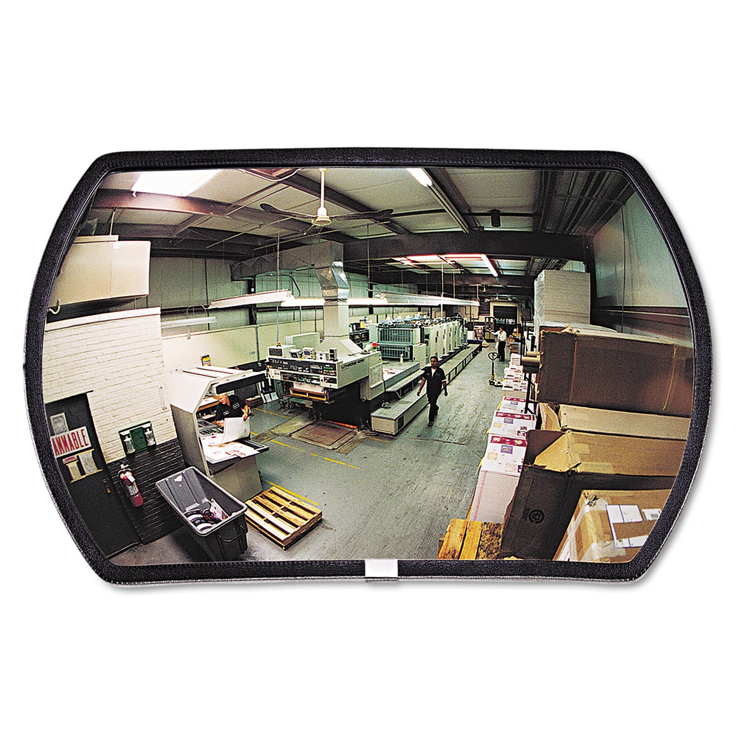 See All Rounded Rectangular Convex Mirrors - Rounded Rectangular - 18" Width x 12" Length - 1 Each