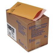 Sealed Air JiffyLite Cellular Cushioned Mailers - Bubble - #00 - 5" Width x 10" Length - Peel & Seal - Kraft - Kraft - 25 / Carton