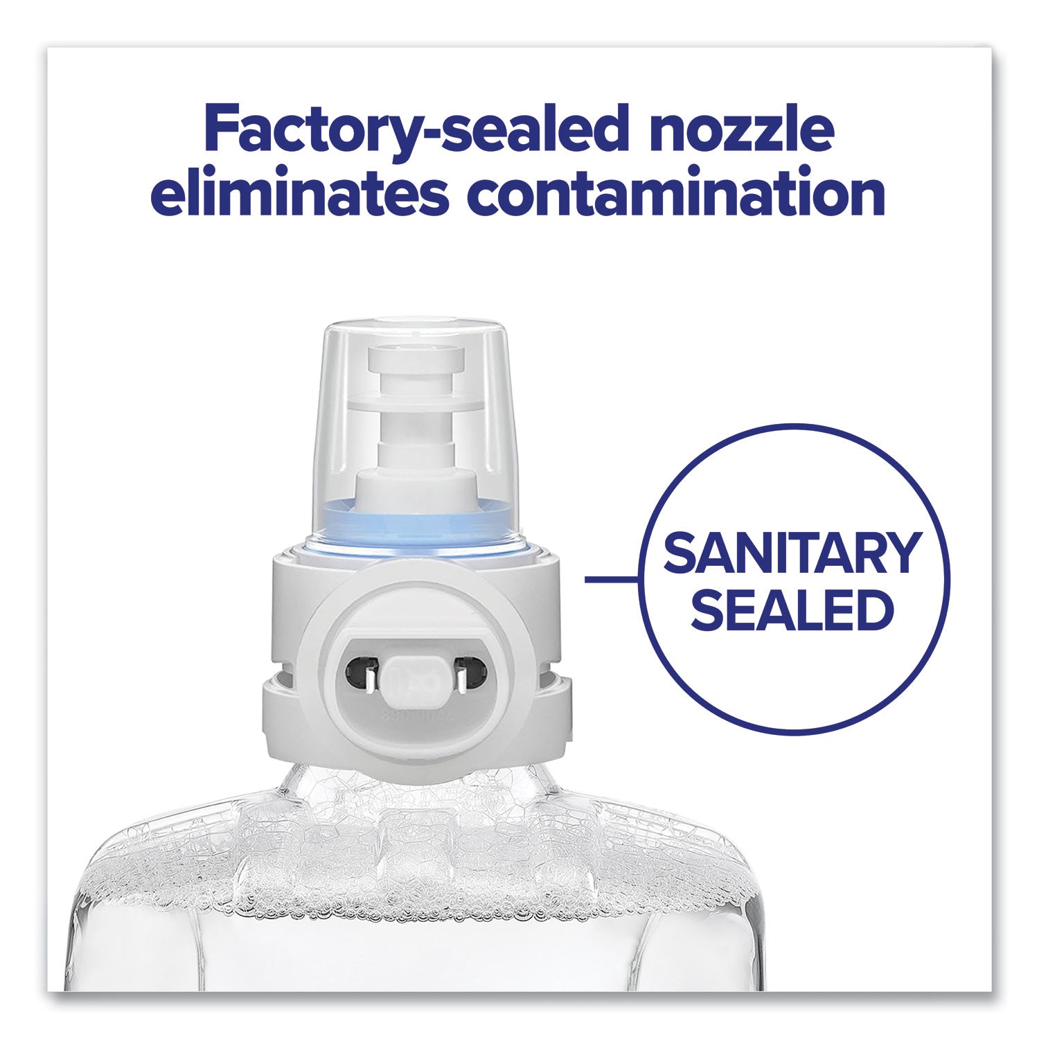 Healthy Soap 2.0% CHG Antimicrobial Foam Refill for CS8 Dispensers, Fragrance-Free, 1,200 mL, 2/Carton