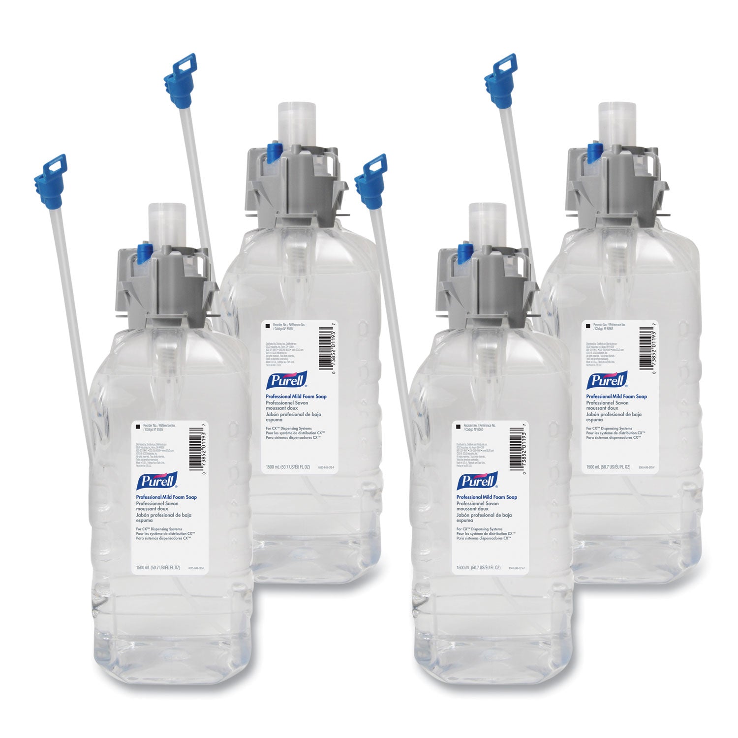 1.59 quart - Hand - Clear - Fragrance-free, Dye-free, Paraben-free, Phthalate-free - 1 Each
