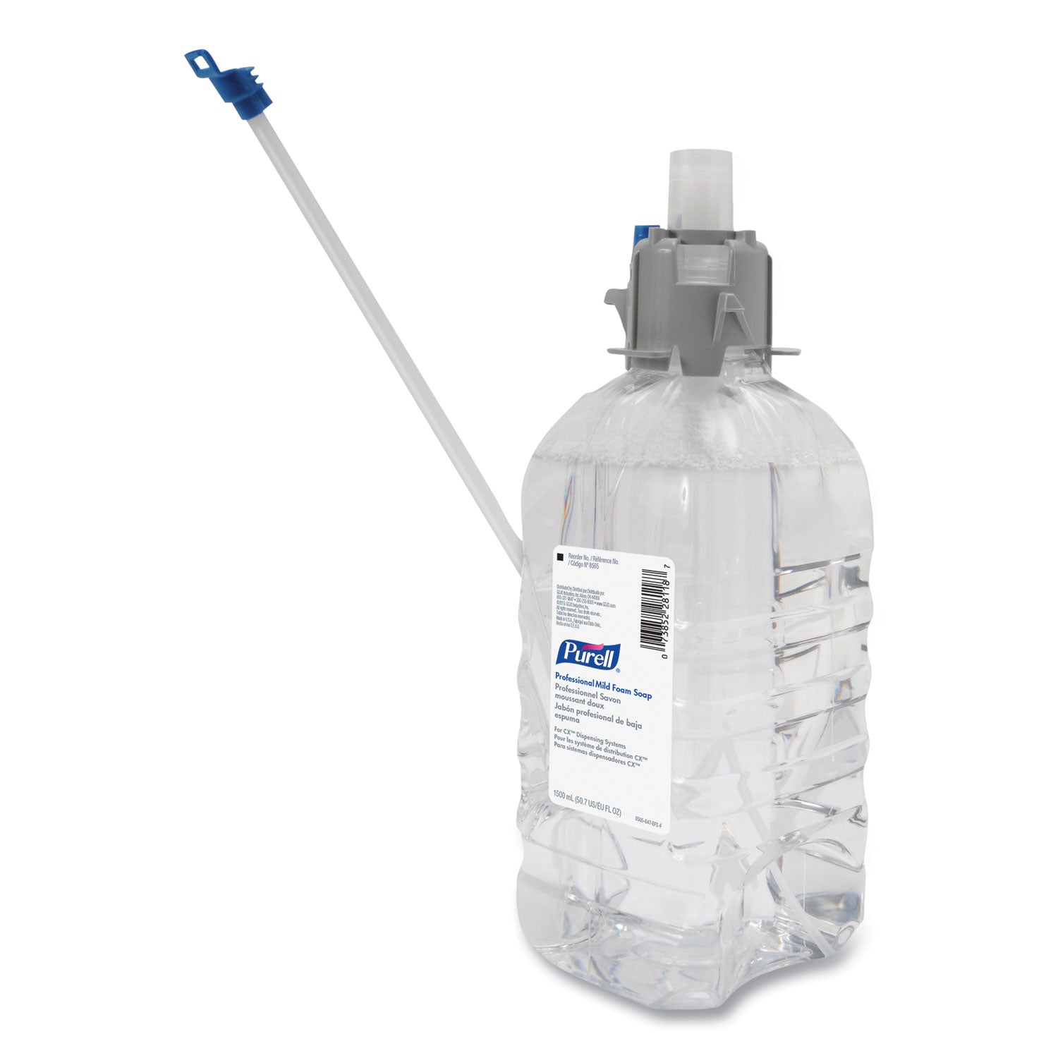 1.59 quart - Hand - Clear - Fragrance-free, Dye-free, Paraben-free, Phthalate-free - 1 Each