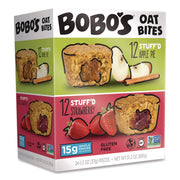 Stuff'D Apple Pie/Strawberry Oat Bites, 1.3 oz Individually Wrapped, 24/Carton
