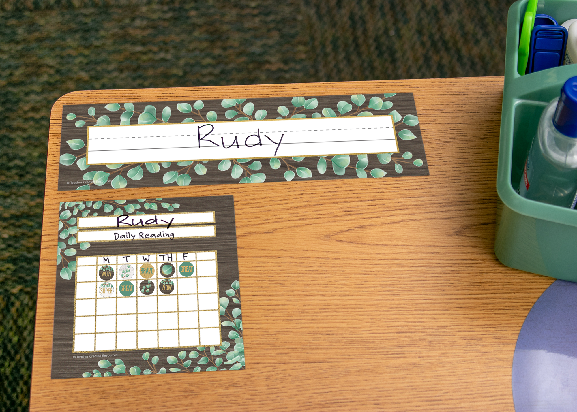 Eucalyptus Flat Name Plates