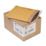Jiffy Mailer Padded Self-seal Mailers, #2, 8.5" x 12", Natural Kraft/Satin Gold, Self-sealing Flap, 25 per Carton