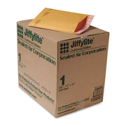 Sealed Air JiffyLite Cellular Cushioned Mailers - Bubble - #1 - 7 1/4" Width x 10 3/4" Length - Peel & Seal - Kraft - Kraft - 100 / Carton