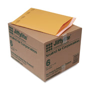Sealed Air JiffyLite Cellular Cushioned Mailers - Bubble - #6 - 12 1/2" Width x 19" Length - Peel & Seal - Kraft - Kraft - 50 / Carton
