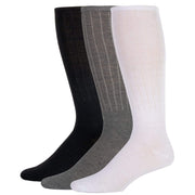 Men's Solid Tube Socks - 3 Colors - 100 pairs in the Pack