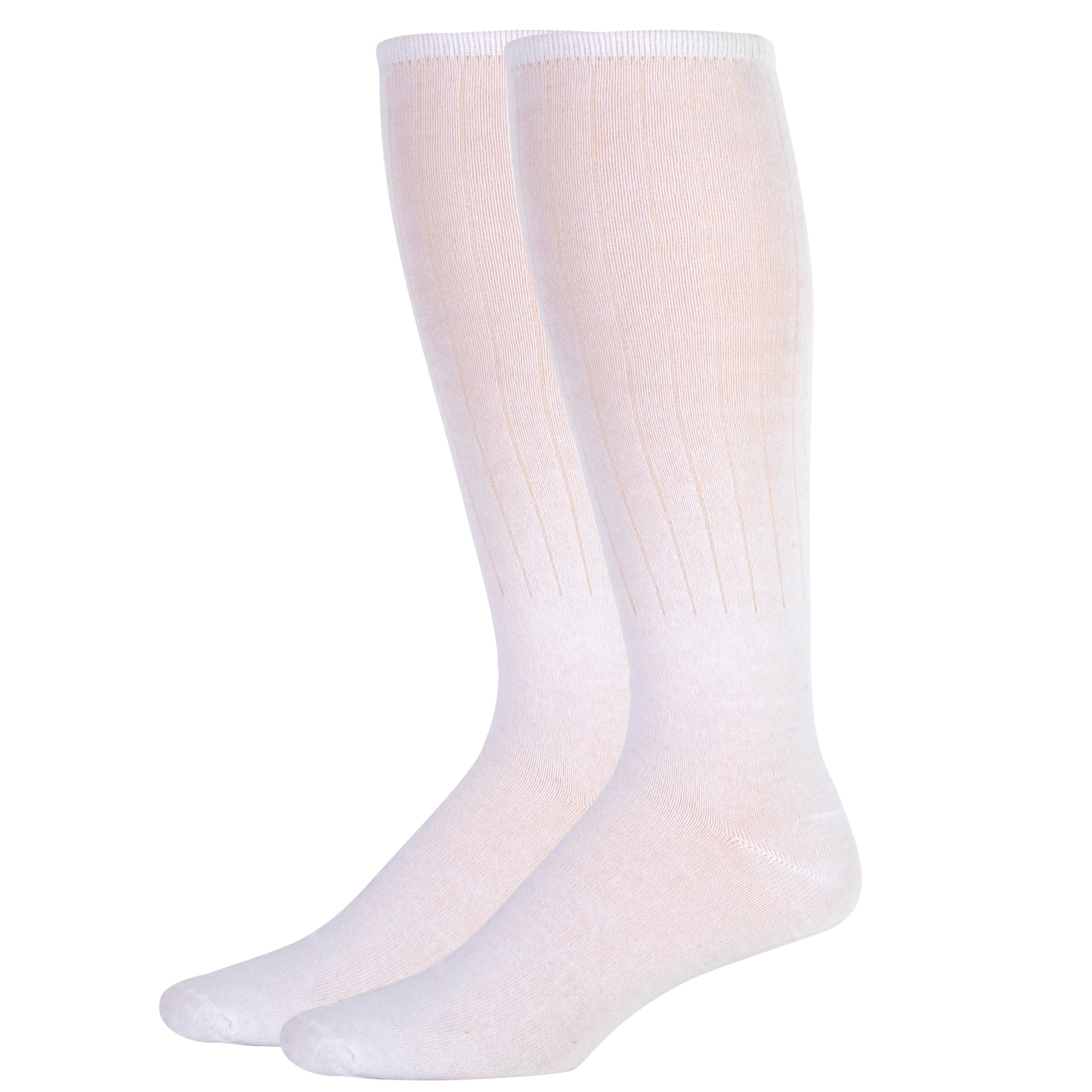 Men's Solid Tube Socks - White  - 100 pairs in the Pack