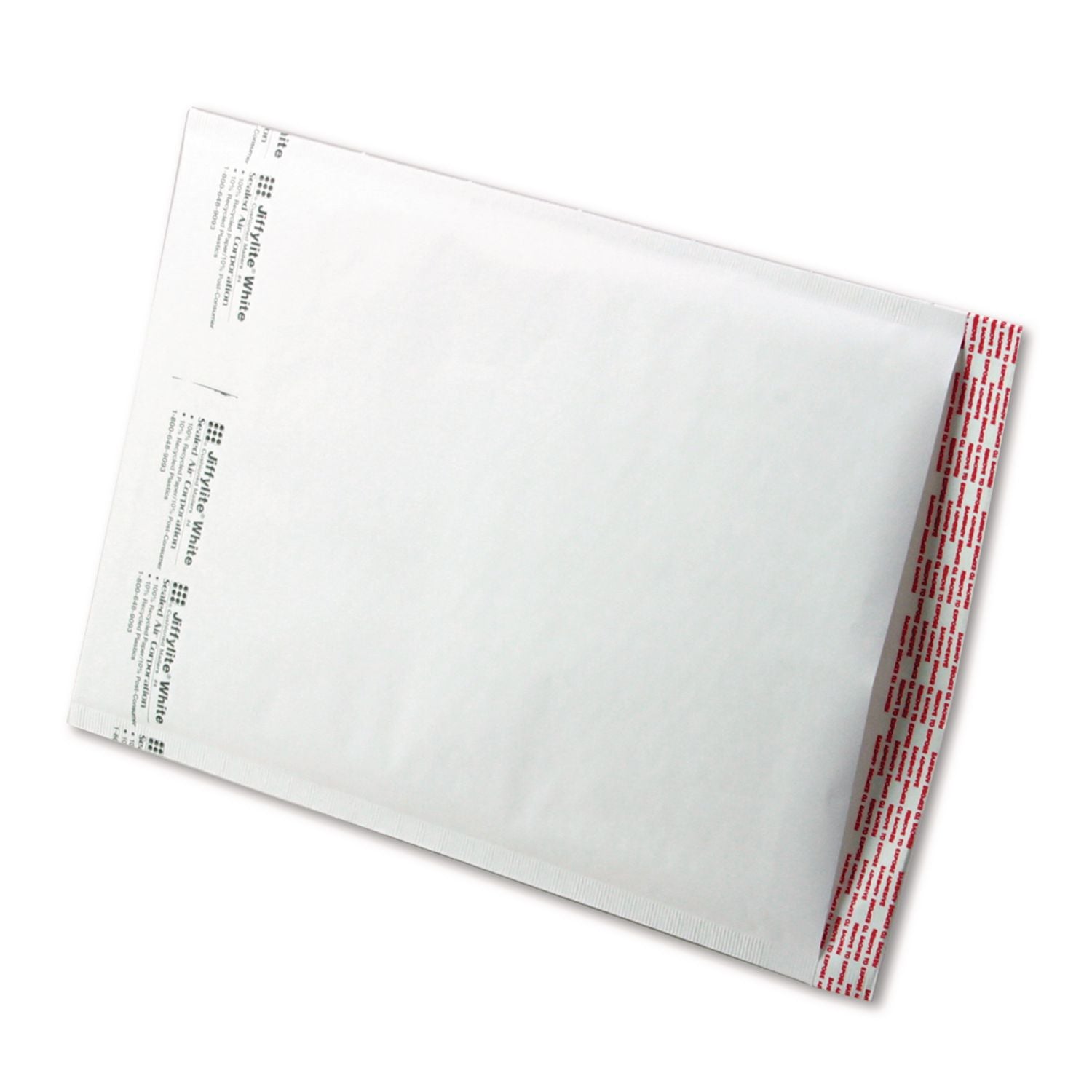 Bubble - #4 - 9 1/2" Width x 14 1/2" Length - Self-sealing - White - Kraft - 100 / Carton