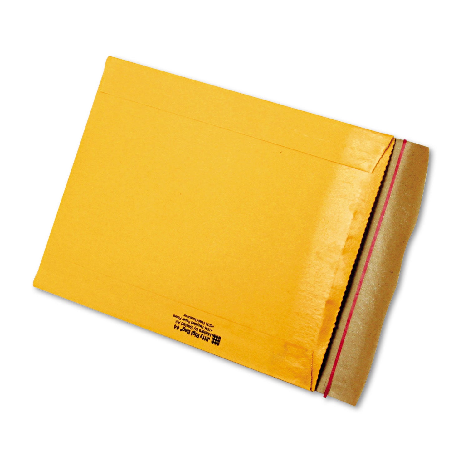 Jiffy Rigi Bag Mailers, #4, 9.5" x 13", Self-Sealing, Natural Kraft, Kraft/Fiberboard, 200/Carton