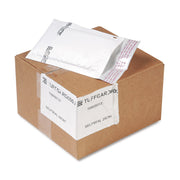 Sealed Air Tuffgard Premium Cushioned Mailers - Bubble - #000 - 4" Width x 8" Length - Peel & Seal - White - Poly - 25 / Carton