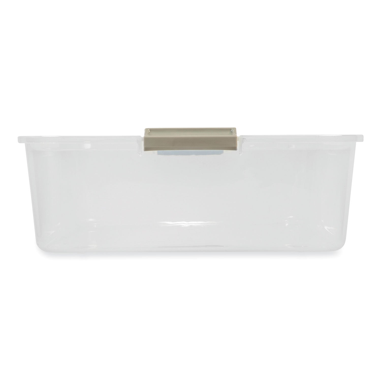 50 Qt. Latch Lid Underbed Storage Box, 17.75" x 32.5" x 6.5", Clear