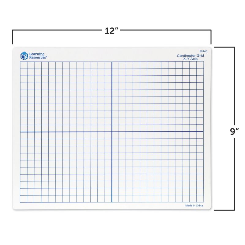 Double-Sided (X, Y Axis) Dry-Erase Mats (Set/10)