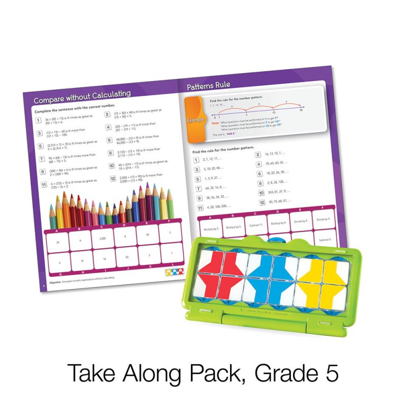 VersaTiles Math Take Along Pack, Gr. 5