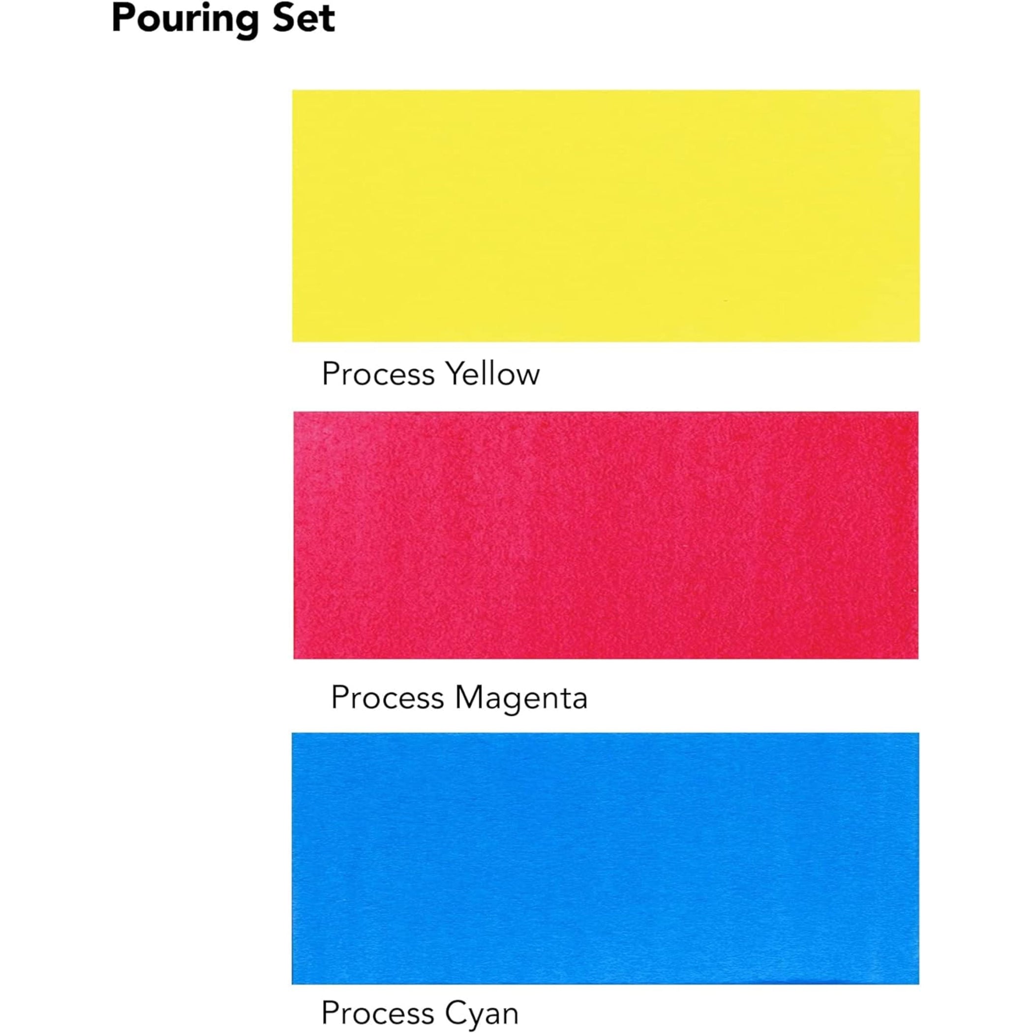 FW Acrylic Ink Pouring Set, Assorted Colors with Pouring Medium, 29.5ml, 4 Pieces