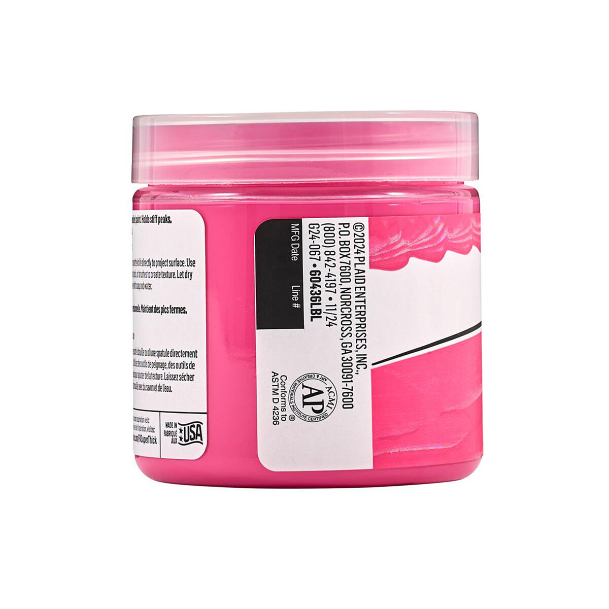 MED PINK 4OZ. ACRYLIC PAINT SUPER
