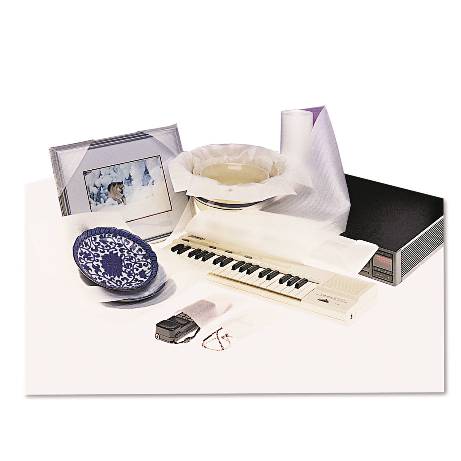 12" Width x 175 ft Length x 0.1 mil Thickness - 1 Wrap(s) - Non-abrasive, Lightweight, Perforated - 1 / Carton