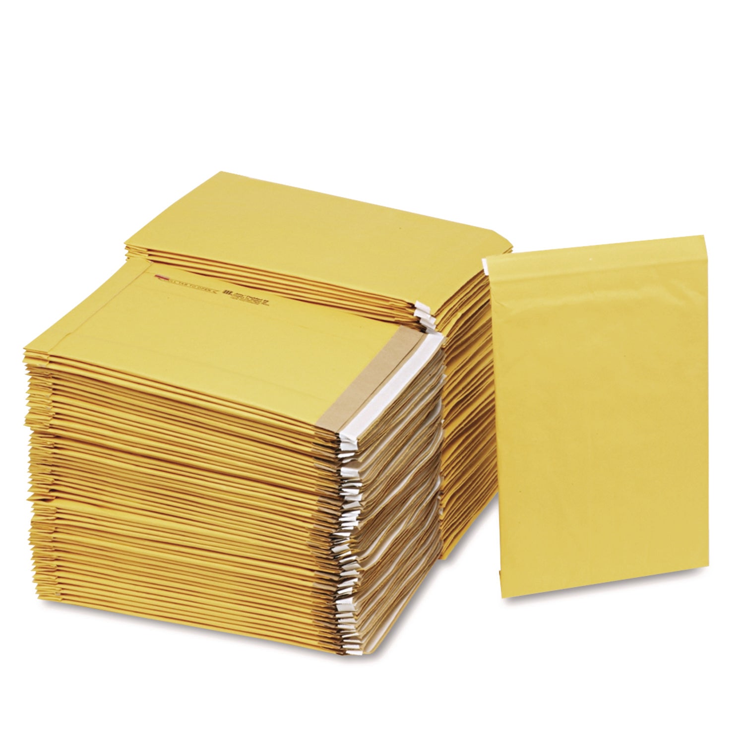 Jiffy Mailer Padded Self-seal Mailers, #5, 10.5" x 16", Satin Gold, Kraft/Fiber, Self-sealing, 100/Carton