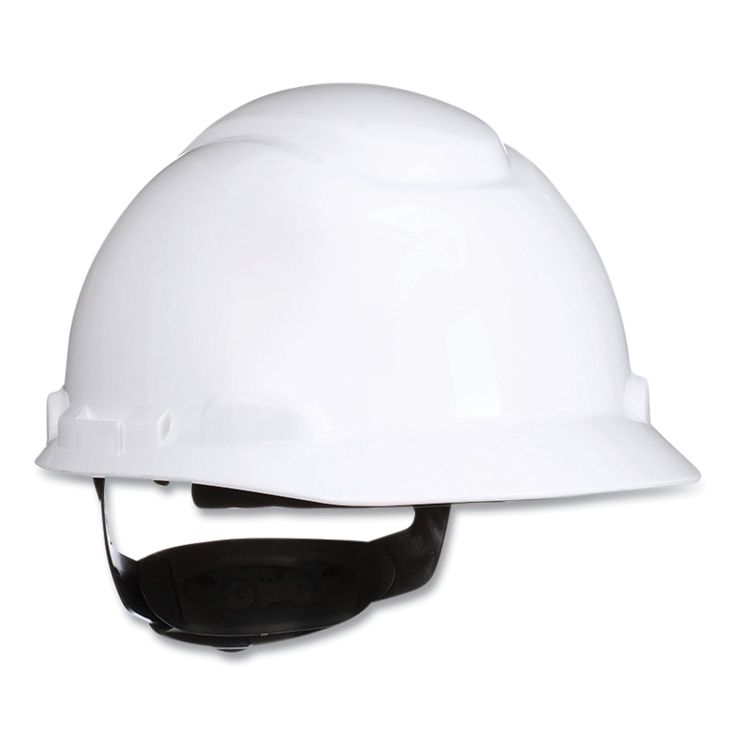 3M SecureFit H-700 Safety Cap - Head Protection - High-density Polyethylene (HDPE) - White - Ratchet, Uvicator Technology, Non-vented, Comfortable, Washable, Sweatband, Self Adjustable