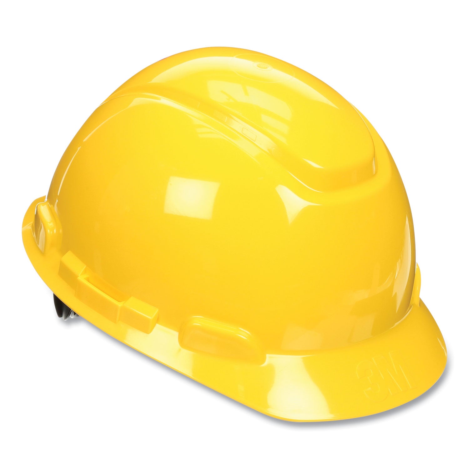 3M SecureFit H-700 Safety Cap - Head Protection - High-density Polyethylene (HDPE) - Yellow - Ratchet, Uvicator Technology, Non-vented, Comfortable, Washable, Sweatband, Self Adjustable