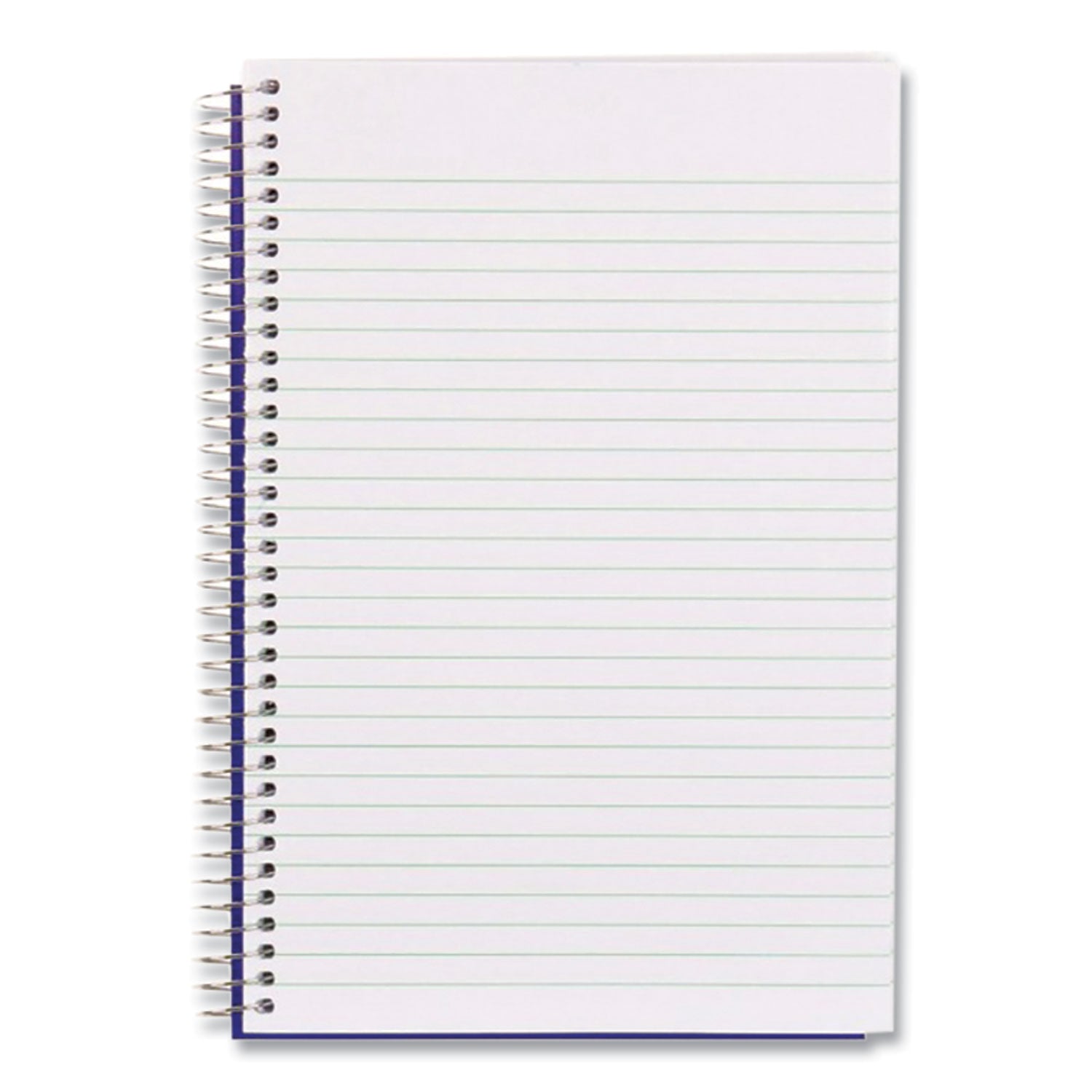 Blueline White Paper Wirebound Steno Pad - 360 Sheets - Spiral - Front Ruling Surface - 9" x 6" Sheet Size - White Paper - Blue Cardboard Cover - Flexible Cover - 1 Each