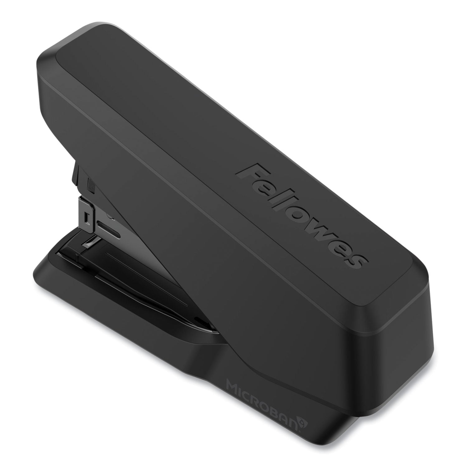 Fellowes EasyPress Half Strip Stapler, Black, 40 Sheet Capacity, Holds 105 Staples, 0.25" Staple Size, 1 Each
