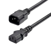 StarTech.com 6ft (1.8m) Power Extension Cord, IEC 60320 C14 to C13 PDU Power Cord, 13A 250V, 16AWG, AC Power Cable for PDU/Power Supply - UL Listed, TAA (8714-6600-POWER-CORD)