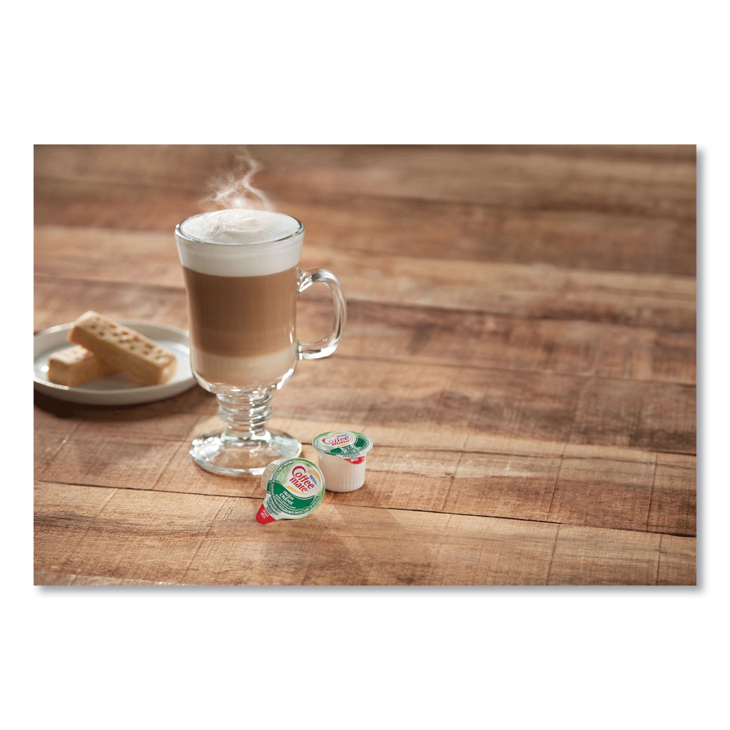 Bulk Liquid Coffee Creamer, Irish Cream, 0.38 oz Mini Cups, 180/Carton