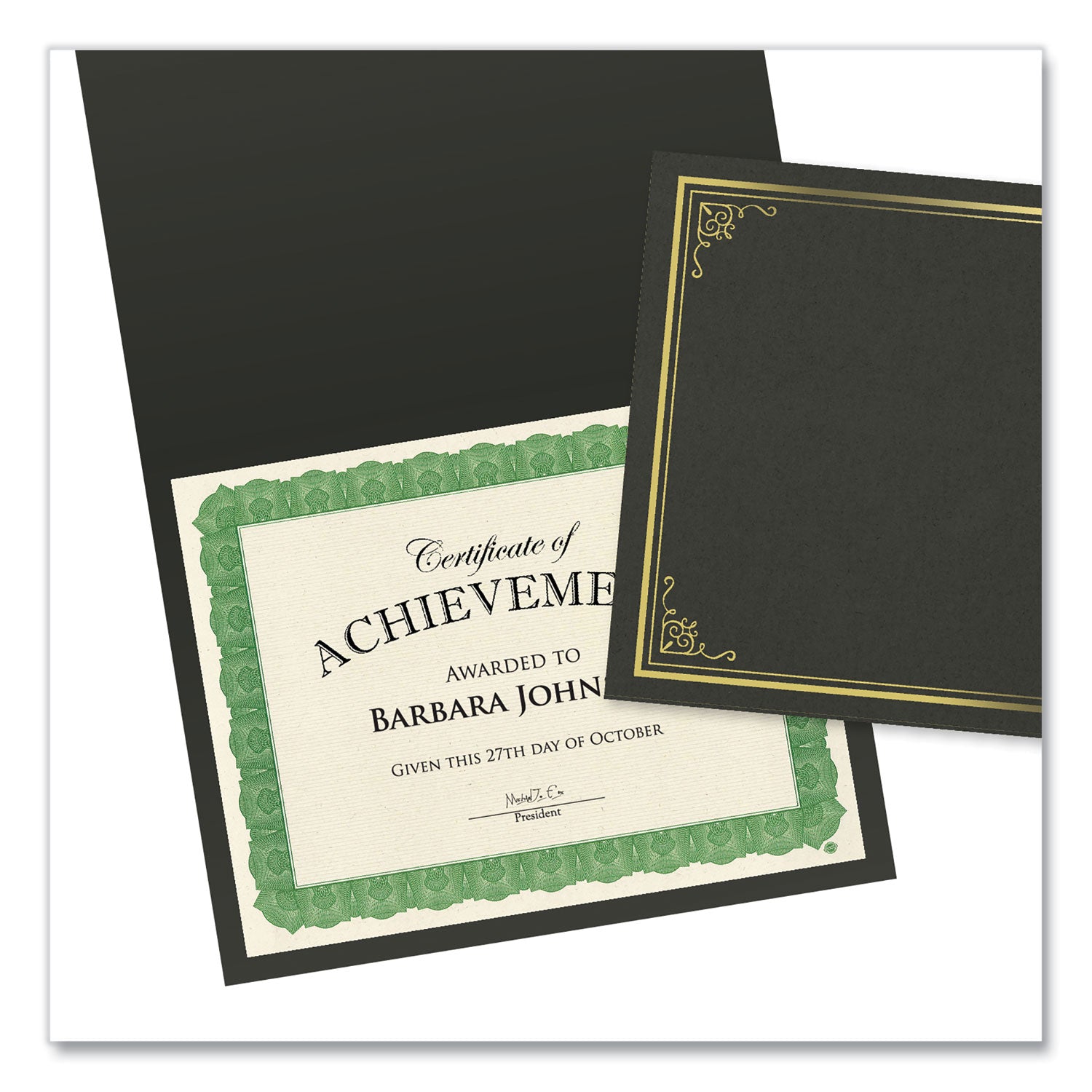 Geographics Tree Free Certificate - 8.5" Width - Multicolor with Green Border - Sugarcane - 15 / Pack