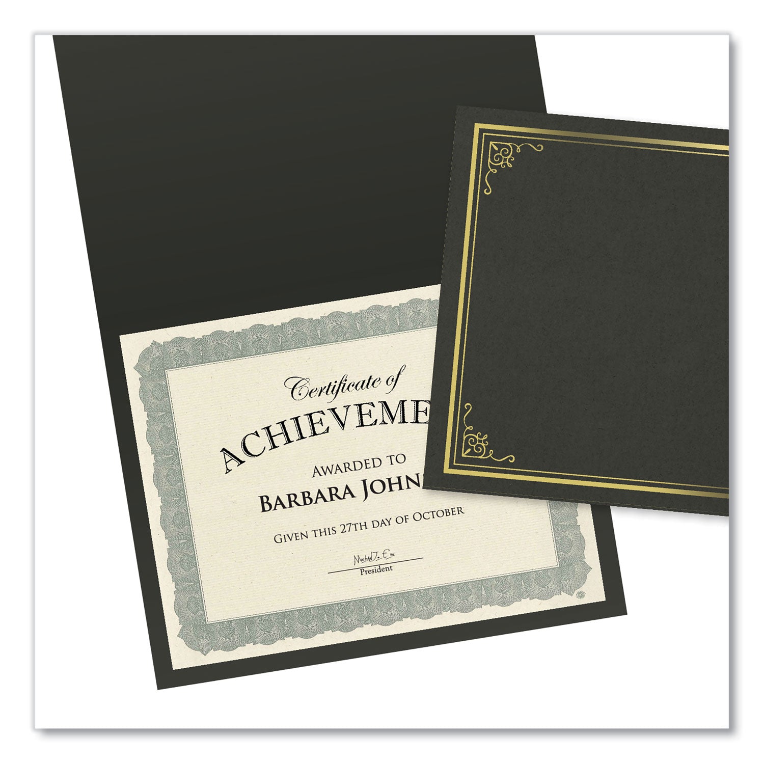 Geographics Tree Free Certificate - 8.5" Width - Multicolor with Silver Border - Sugarcane - 15 / Pack