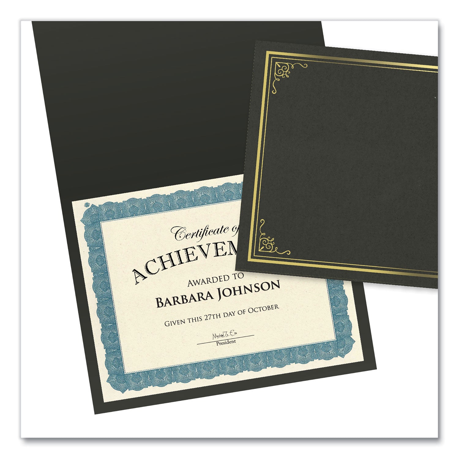 Geographics Tree Free Certificate - 8.5" Width - Multicolor with Blue Border - Sugarcane - 15 / Pack