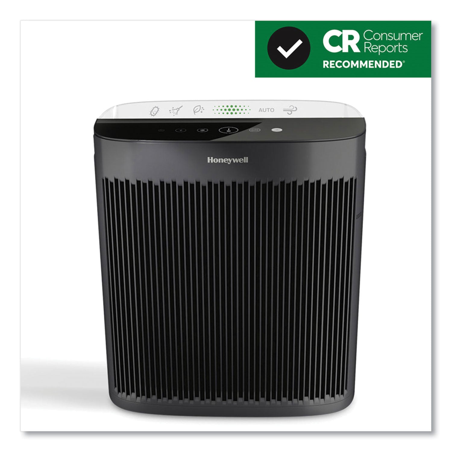 Honeywell InSight HEPA Air Purifier, 1 Each, Black, 500 Sq. ft. Coverage, 4 Fan Speeds, Touch Display, Programmable Timer, Portable