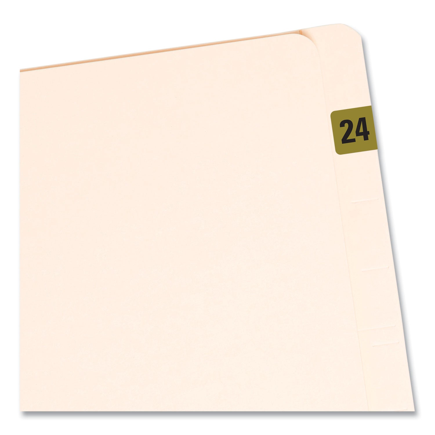 24 - 3/4" Height x 1/2" Width - Roll - Rectangle - Gold - Laminated - 1 Roll