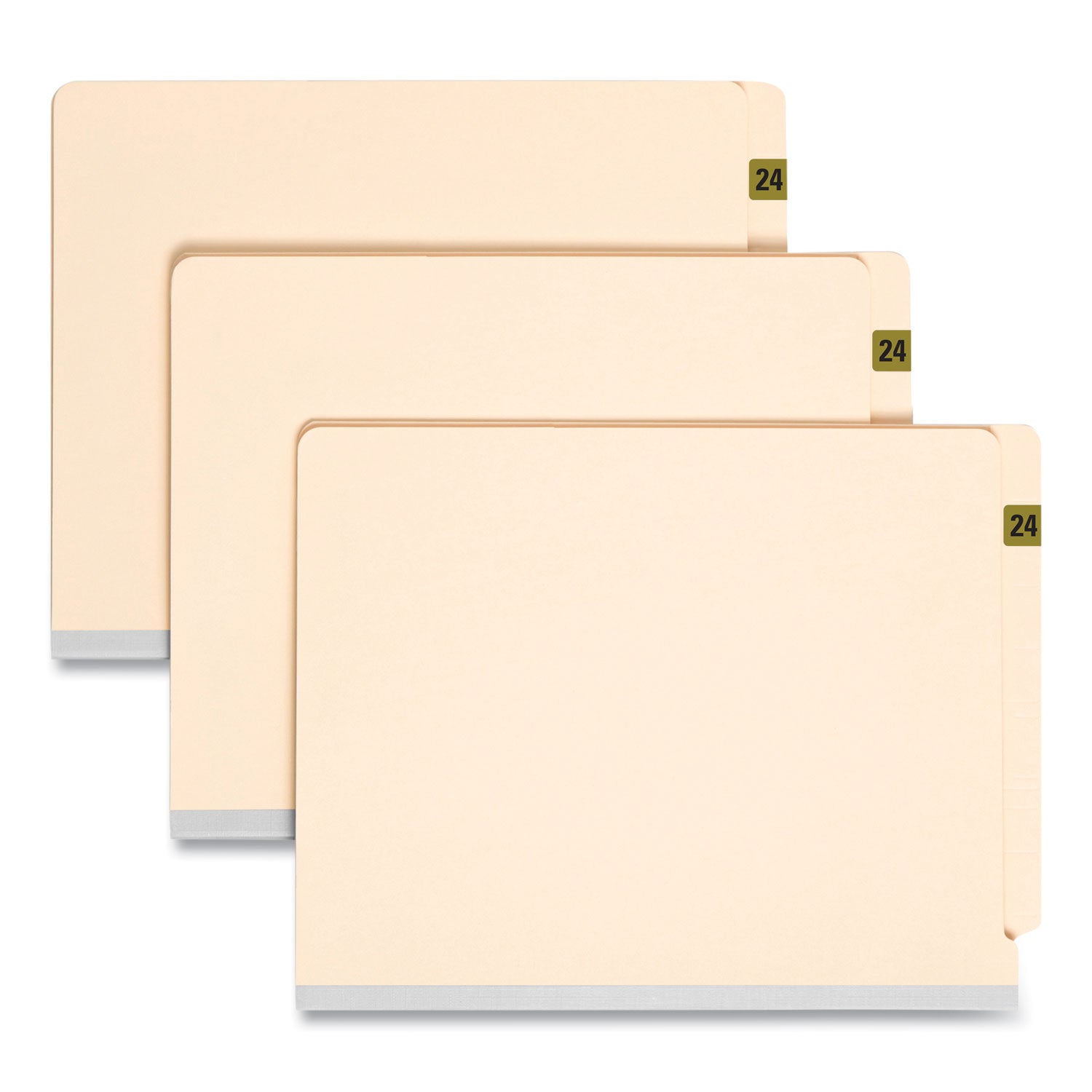 24 - 3/4" Height x 1/2" Width - Roll - Rectangle - Gold - Laminated - 1 Roll