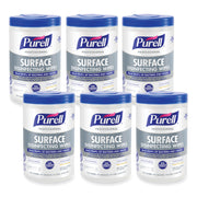 For Hard Surface, Desk - Wipe - Fresh Citrus Scent - 8" Length x 7" Width - Recommended For: Bacteria Remover, Virus Remover - Disinfectant, No-rinse, Durable, Bleach-free, Fume-free - White - 110/Tub - 6 / Carton