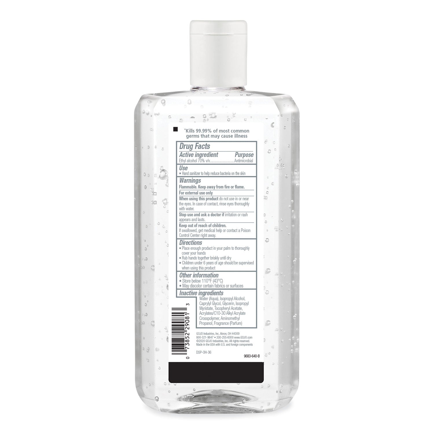 For Hard Surface, Desk - Wipe - Fresh Citrus Scent - 8" Length x 7" Width - Recommended For: Bacteria Remover, Virus Remover - Disinfectant, No-rinse, Durable, Bleach-free, Fume-free - White - 110/Tub - 6 / Carton