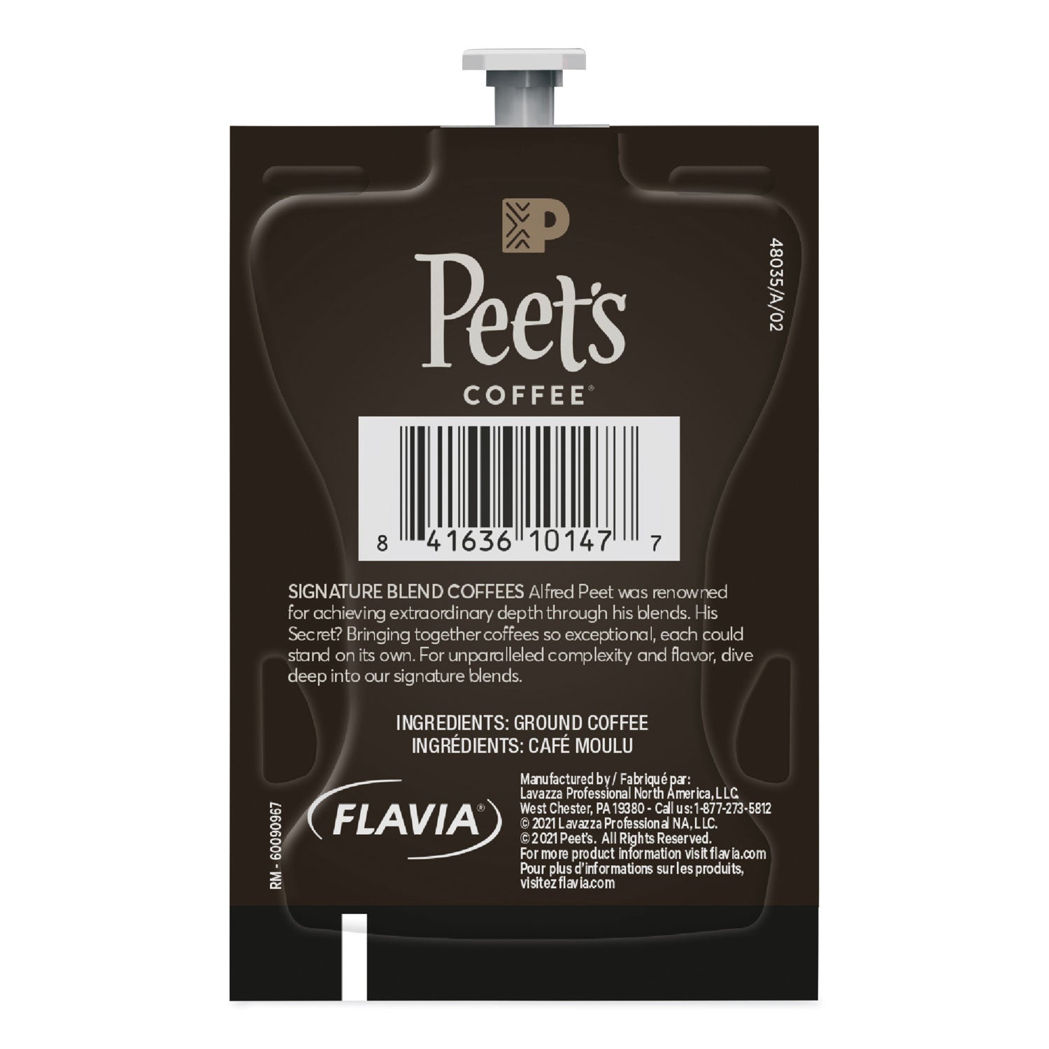FLAVIA Ground Coffee Freshpacks, Cafe Domingo Blend, 76/Carton