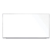 Ghent 5'H Projection Porcelain Whiteboard - 120" (10 ft) Width x 60" (5 ft) Height - White Porcelain Surface - Gray Satin Aluminum Frame - Magnetic - Eraser Included - 1 Each