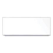 Ghent 5'H Projection Porcelain Whiteboard - 144" (12 ft) Width x 60" (5 ft) Height - White Porcelain Surface - Gray Satin Aluminum Frame - Magnetic - Eraser Included - 1 Each