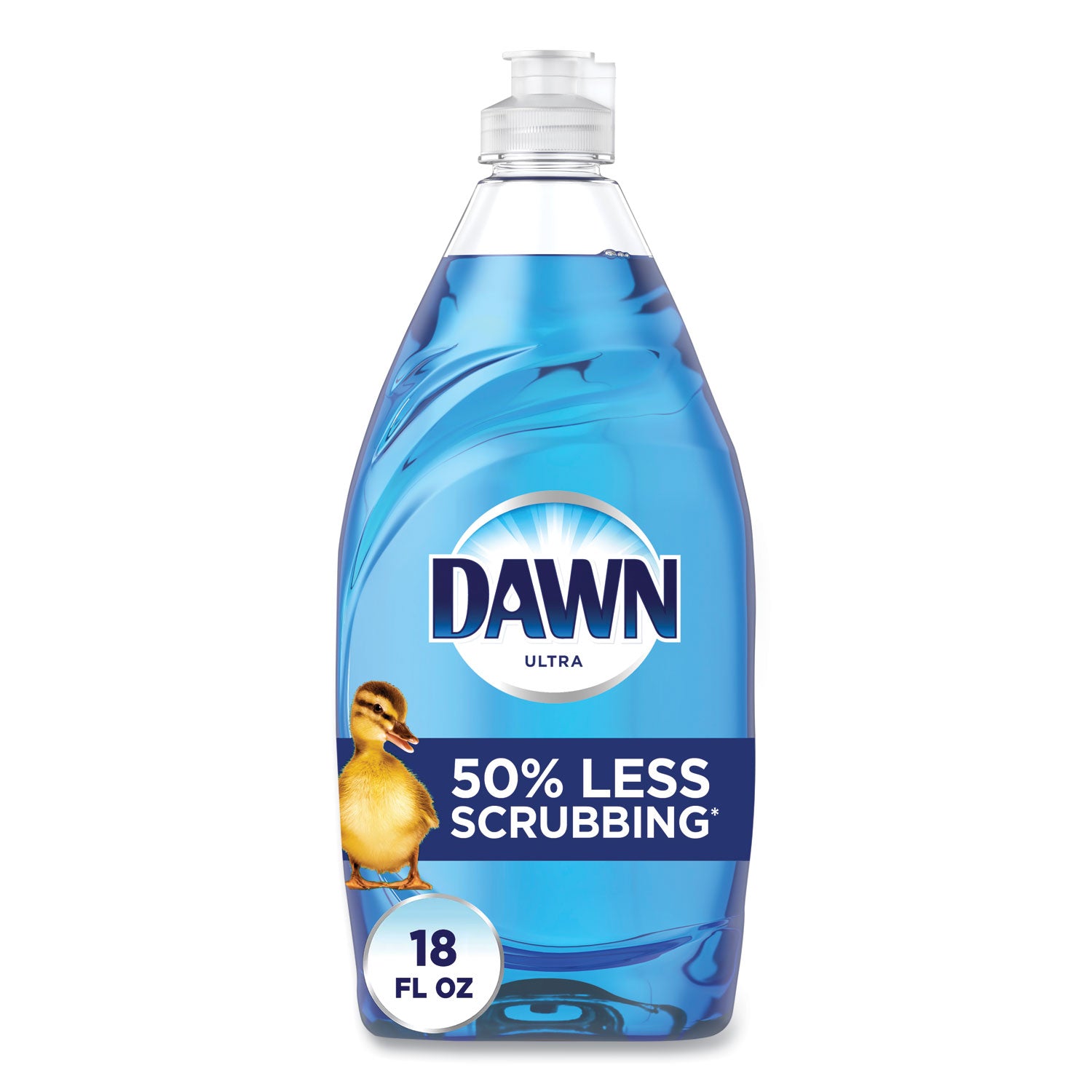 Dawn Ultra Original Dish Soap, Concentrated Liquid, Clean Scent, Blue, 18 fl oz, 1 Bottle