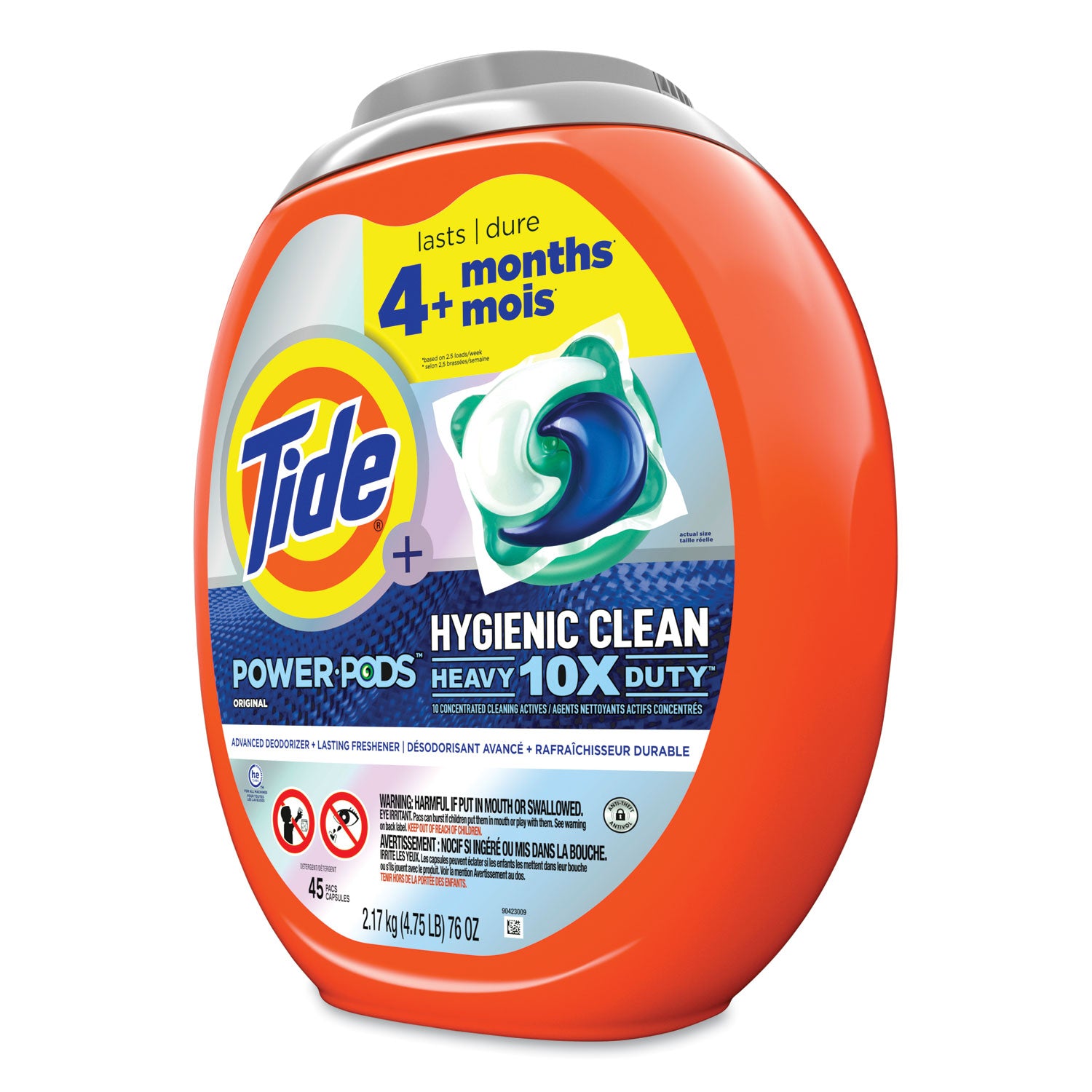 Concentrate - Original Scent - Hygienic, Heavy Duty - Orange - 45/Pack - 4 / Carton