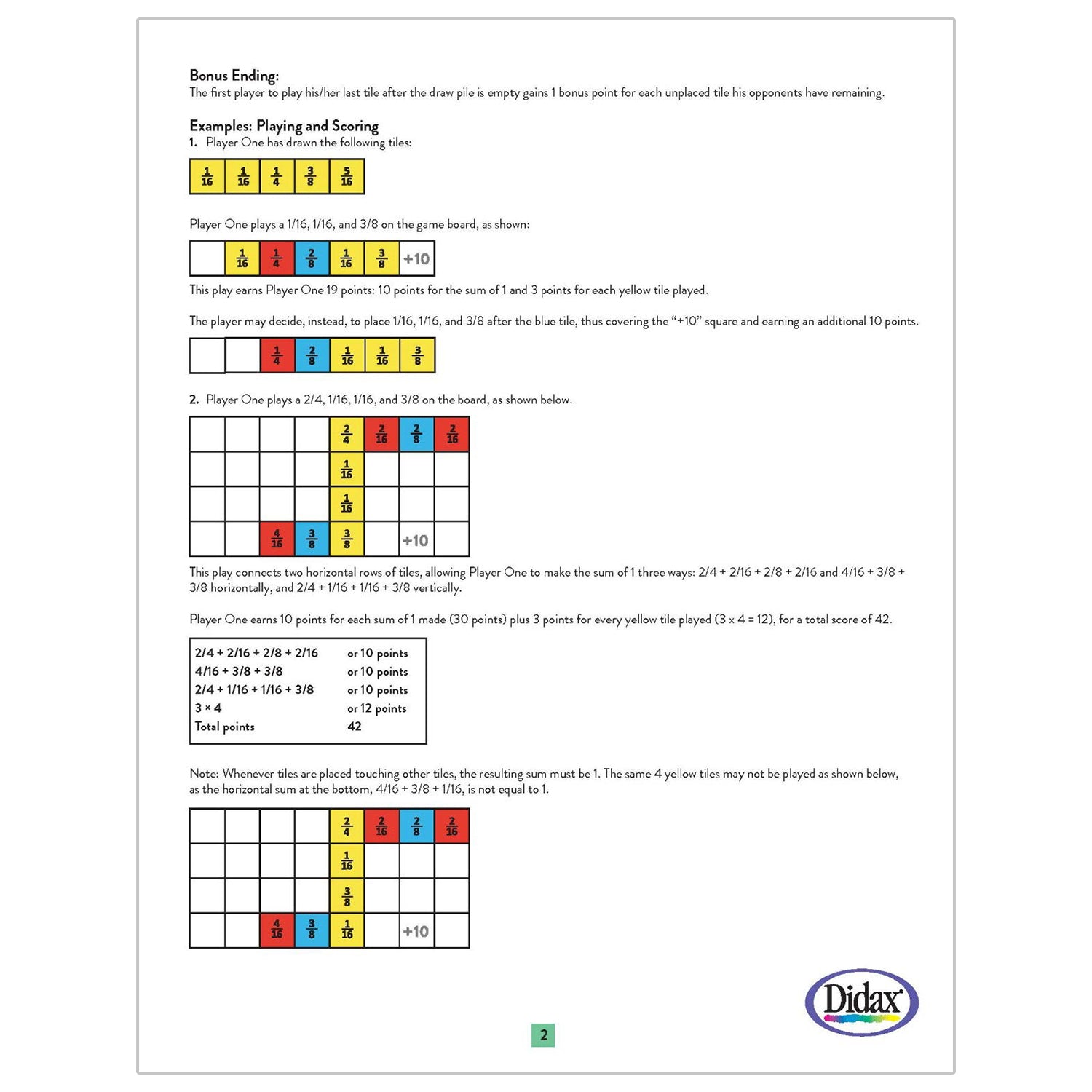Sum It Up! Fractions, Decimals, Integers