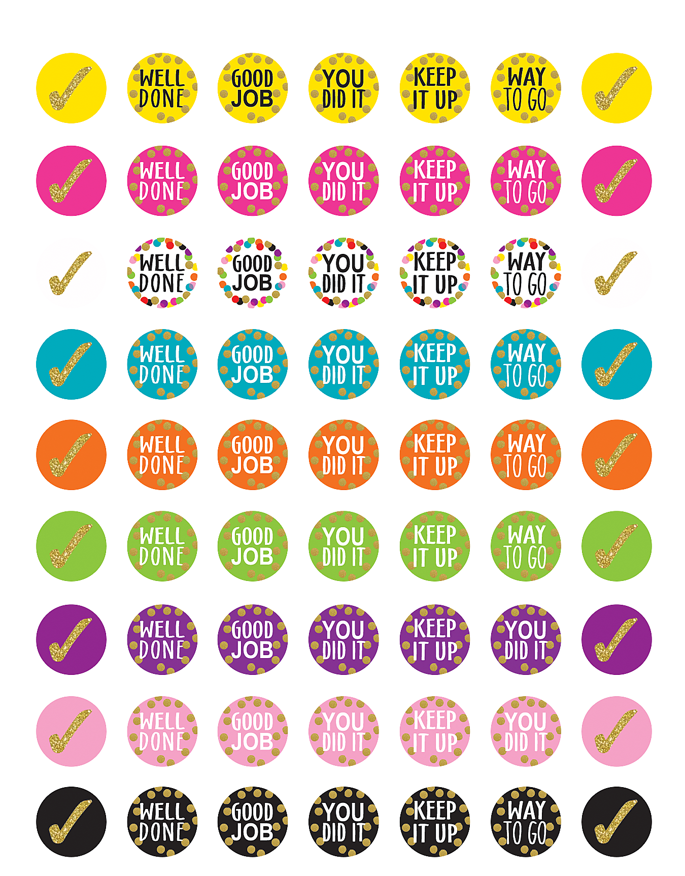 Confetti Mini Stickers