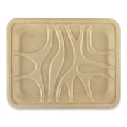 Fiber Trays, 7.1 x 9.1 x 0.7, Natural, Paper, 500/Carton