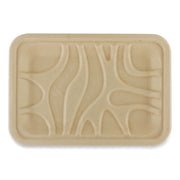 Fiber Trays, 5.7 x 8.2 x 0.6, Natural, Paper, 500/Carton
