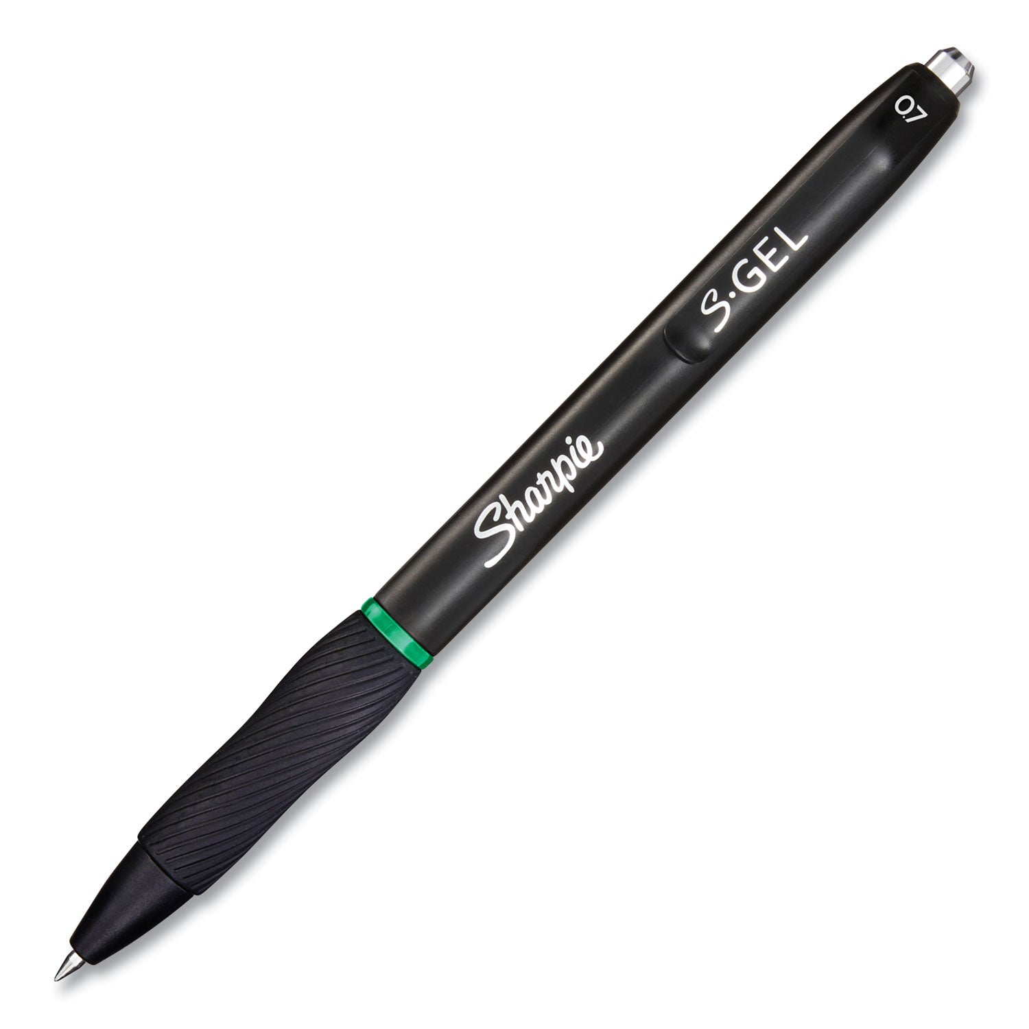 Sharpie S-Gel Pen - 0.7 mm Pen Point - Retractable - Green Ink - Gel-based - 1 Dozen