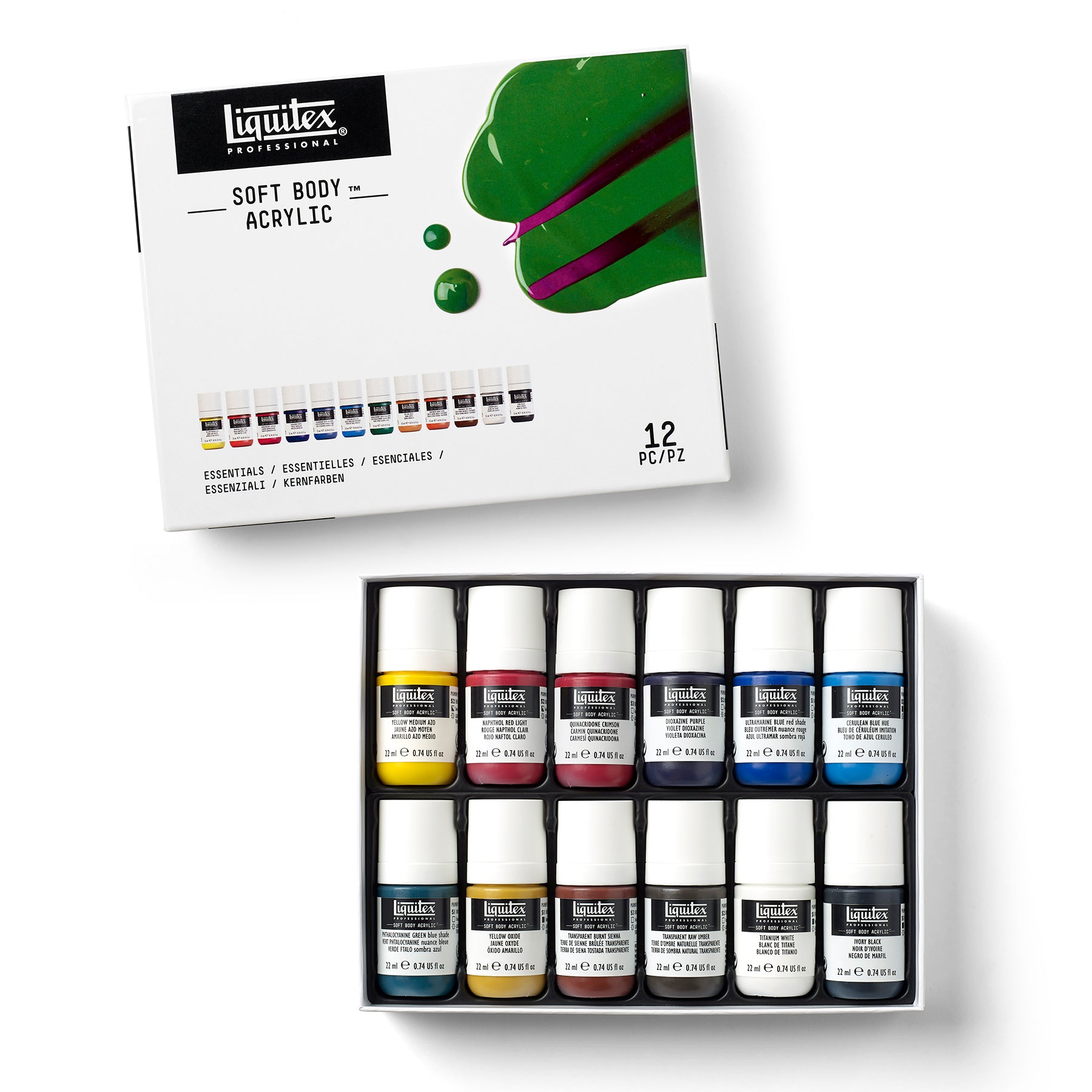 Soft Body - 12 x 22ml Set - Essentials