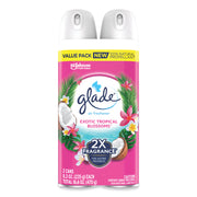 Glade Soft Mist Air Freshener Spray - Aerosol - 8 fl oz (0.3 quart) - Exotic Tropical Blossoms - Paraben-free, Odor Neutralizer, Phthalate-free, Long Lasting - 2 / Pack